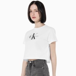 Monogram Relax Fit Cropped Short Sleeve T-Shirt