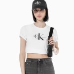 Monogram Relax Fit Cropped Short Sleeve T-Shirt