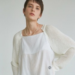 NICOLE BOLERO KNIT TOP_IVORY