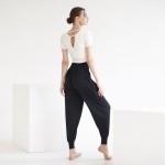 Black Pilates Harem Pants