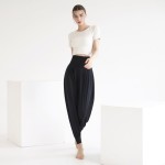 Black Pilates Harem Pants