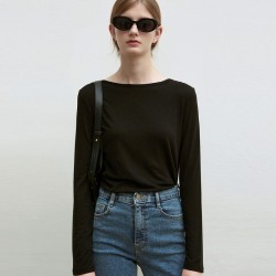 ESSENTIAL BOAT NECK TOP_BLACK