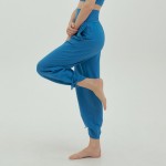 Hazel Cotton Tie Four Slit Pants