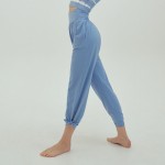 Hazel Cotton Tie Four Slit Pants