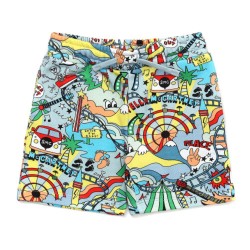 SM-Pattern Banding Shorts