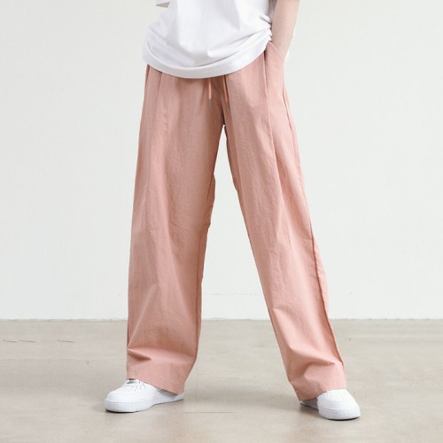 Nylon One-Tuck Pants_Pink