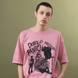 DON’T PANIC PIGMENT TEE PINK(MG2DMMT505A)