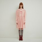 Rose line dress_pink