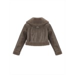 SOFT CROP MUSTANG JUMPER IN BROWN