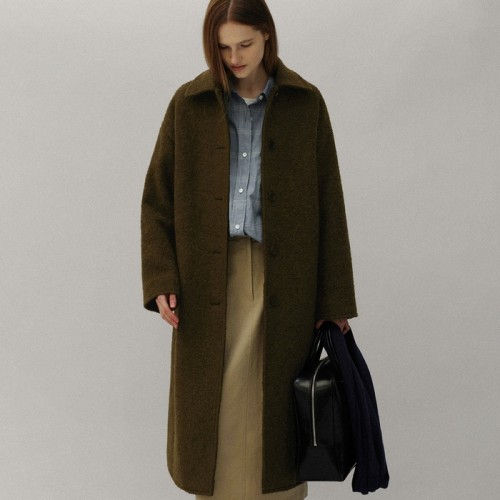 Leister boucle coat_brown