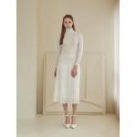 Logo Embo Turtleneck T IVORY