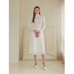 Logo Embo Turtleneck T IVORY