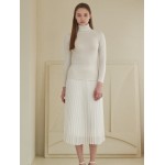 Logo Embo Turtleneck T IVORY