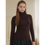 Logo Embo Turtleneck T Burgundy