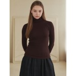 Logo Embo Turtleneck T Burgundy