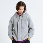 Unick-line over-fit hood zip-up CXS22FKHJ972 NAV L