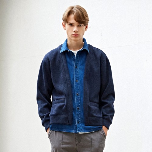 Denim shirt layered Cardigan CXS23FKCD970