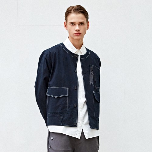 Unique Preppy line Jacket CXS23FWJK870 NAV M