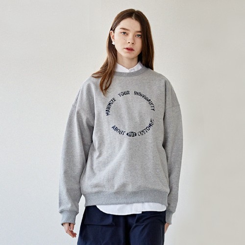 Circle Logo Uni Sweat Shirt CFS23FKMT905 MGY S