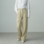 WIDE POCKET CARGO PANTS SAND