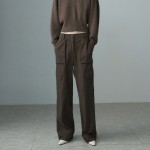 WIDE POCKET CARGO PANTS TRUFFLE