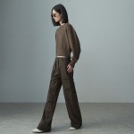 WIDE POCKET CARGO PANTS TRUFFLE