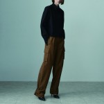 HEM BOTTON CARGO PANTS CAMEL