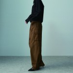 HEM BOTTON CARGO PANTS CAMEL