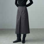 FRONT POCKET LONG SKIRT