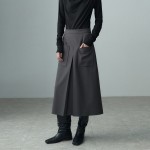 FRONT POCKET LONG SKIRT