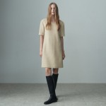 ALPACA BLENDED HALF SLEEVE DRESS