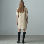 ALPACA BLENDED HALF SLEEVE DRESS