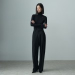 WARM WIDE PINTUCK SLACKS