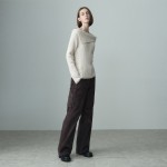 CORDUROY WIDE PANTS COCOA