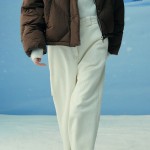 CORDUROY WIDE PANTS CREAM