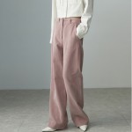 CORDUROY WIDE PANTS INDI PINK