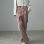 CORDUROY WIDE PANTS INDI PINK