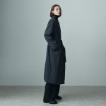 LAPEL NECK BELTED PUFFER COAT