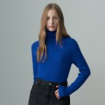 TURTLENECK LONG SLEEVED TOP BLUE