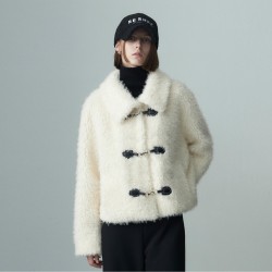 SHORT FAUX FUR COAT