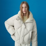 QUILTED PADDED JACKET BONE