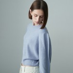 PUFFED SLEEVE KNIT TOP LAVENDER