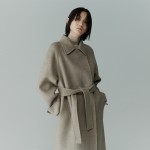 HANDMADE WOOL BLEND COAT MOCHA