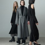 HANDMADE WOOL BLEND COAT GRAY