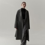 HERRINGBONE HANDMADE WOOL COAT