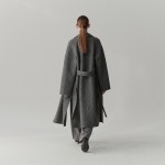 HERRINGBONE HANDMADE WOOL COAT