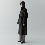 CASHMERE BLEND HANDMADE COAT BK