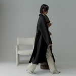 CASHMERE BLEND HANDMADE COAT BK