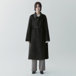 CASHMERE BLEND HANDMADE COAT BK