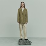 ANGORA SILK HANDMADE JACKET OLIVE